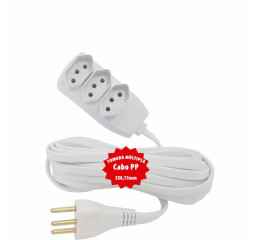 EXTENSAO TRIPLA RET.NA SOLAPA 3MTS